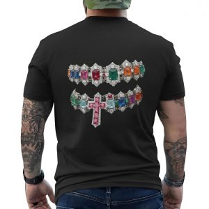 Colorful Gemstone Cross Graphic Streetwear T Shirt 6 1.jpg