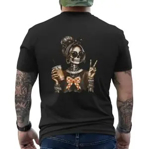 Cool Skeleton Girl Peace Sign Coffee Halloween T-Shirt 12 Cool Skeleton Girl Peace Sign Coffee Halloween T Shirt 6 1.jpg
