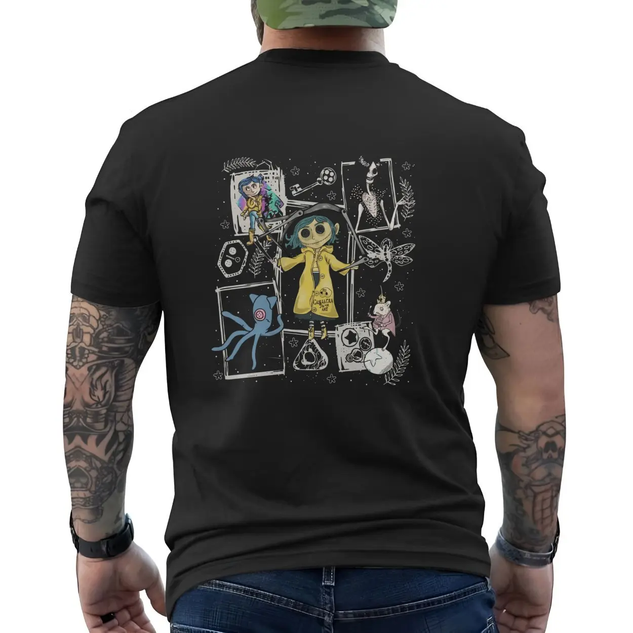 Coraline Movie Graphic T Shirt Creepy Aesthetic Tee 6 1.jpg