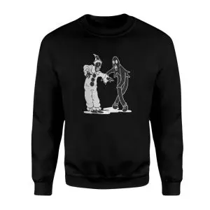 Creepy Clown & Ghost Cartoon Graphic T-Shirt 9 Creepy Clown Ghost Cartoon Graphic T Shirt 3 1.jpg
