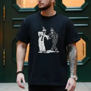Creepy Clown & Ghost Cartoon Graphic T-Shirt 10 Creepy Clown Ghost Cartoon Graphic T Shirt 4 1.jpg
