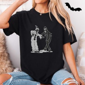 Creepy Clown Ghost Cartoon Graphic T Shirt 5 1.jpg