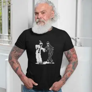 Creepy Clown & Ghost Cartoon Graphic T-Shirt 13 Creepy Clown Ghost Cartoon Graphic T Shirt 7 1.jpg