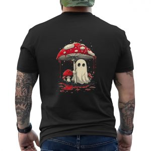 Cute Ghost With Mushroom Umbrella T Shirt 5 1.jpg