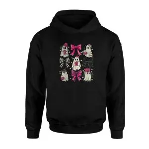Cute Girly Ghosts with Bows Funny Halloween T-Shirt 8 Cute Girly Ghosts with Bows Funny Halloween T Shirt 2 3.jpg