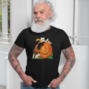 Cute Kittens Pumpkin Halloween T Shirt 6 1.jpg