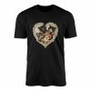 Cute Kittens in Heart Lace Frame T Shirt 1 1.jpg