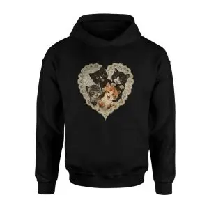 Cute Kittens in Heart Lace Frame T-Shirt 7 Cute Kittens in Heart Lace Frame T Shirt 2 1.jpg