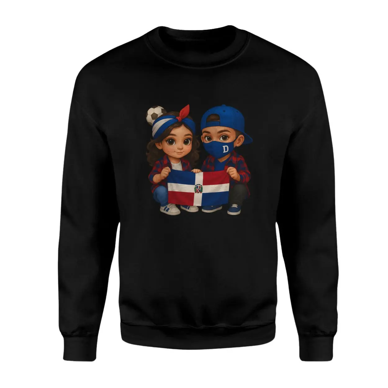Dominican Republic Flag Kids T Shirt 3 1.jpg