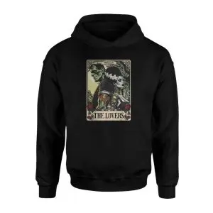 Frankenstein and Bride The Lovers Tarot Card T-Shirt 8 Frankenstein and Bride The Lovers Tarot Card T Shirt 2 1.jpg
