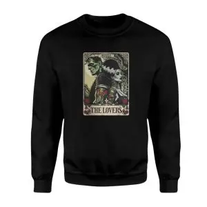 Frankenstein and Bride The Lovers Tarot Card T-Shirt 9 Frankenstein and Bride The Lovers Tarot Card T Shirt 3 1.jpg