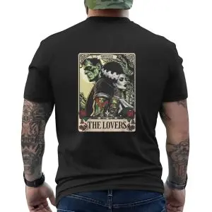 Frankenstein and Bride The Lovers Tarot Card T-Shirt 12 Frankenstein and Bride The Lovers Tarot Card T Shirt 6 1.jpg