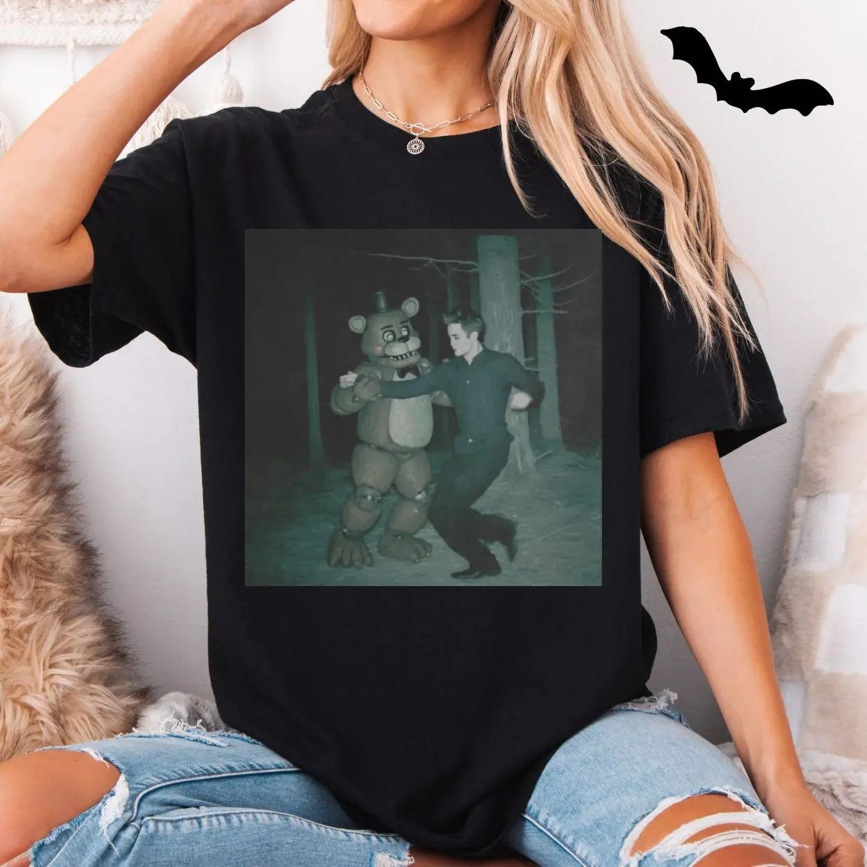 Funny Five Nights at Freddys Dancing Meme T Shirt 5 1.jpg