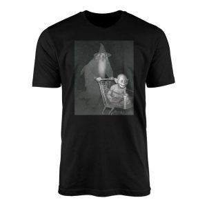 Funny Gandalf Pushing Gollum Shopping Cart Meme T Shirt 1 1.jpg