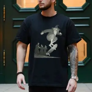 Funny Gandalf Skateboarding Meme T-Shirt 10 Funny Gandalf Skateboarding Meme T Shirt 4 1.jpg