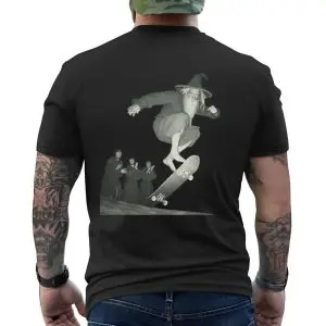 Funny Gandalf Skateboarding Meme T-Shirt 12 Funny Gandalf Skateboarding Meme T Shirt 6 1.jpg