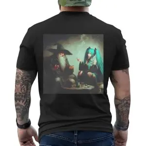 Funny Gandalf and Hatsune Miku Smoking Meme T-Shirt 12 Funny Gandalf and Hatsune Miku Smoking Meme T Shirt 6 1.jpg