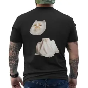 Funny Ghost Cat Halloween Costume T-Shirt 12 Funny Ghost Cat Halloween Costume T Shirt 6 1.jpg
