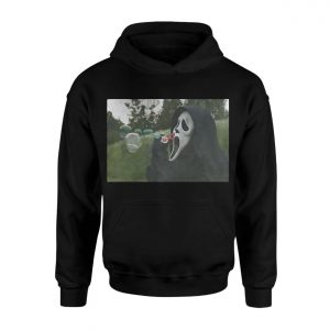 Funny Ghostface Blowing Bubbles Halloween T Shirt 2 1.jpg