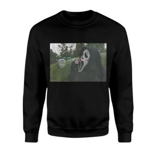 Funny Ghostface Blowing Bubbles Halloween T Shirt 3 1.jpg