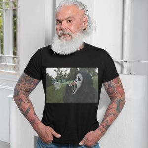 Funny Ghostface Blowing Bubbles Halloween T Shirt 7 1.jpg