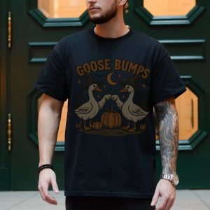 Funny Goose Bumps Halloween Pumpkin T Shirt 4 1.jpg