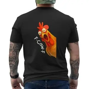 Funny Screaming Chicken FCawF T-Shirt 10 Funny Screaming Chicken FCawF T Shirt 5 1.jpg