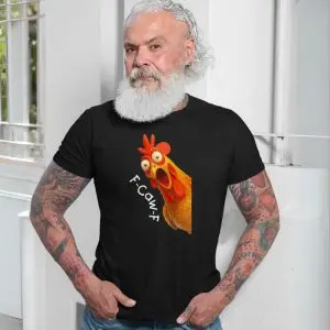 Funny Screaming Chicken FCawF T-Shirt 11 Funny Screaming Chicken FCawF T Shirt 6 1.jpg