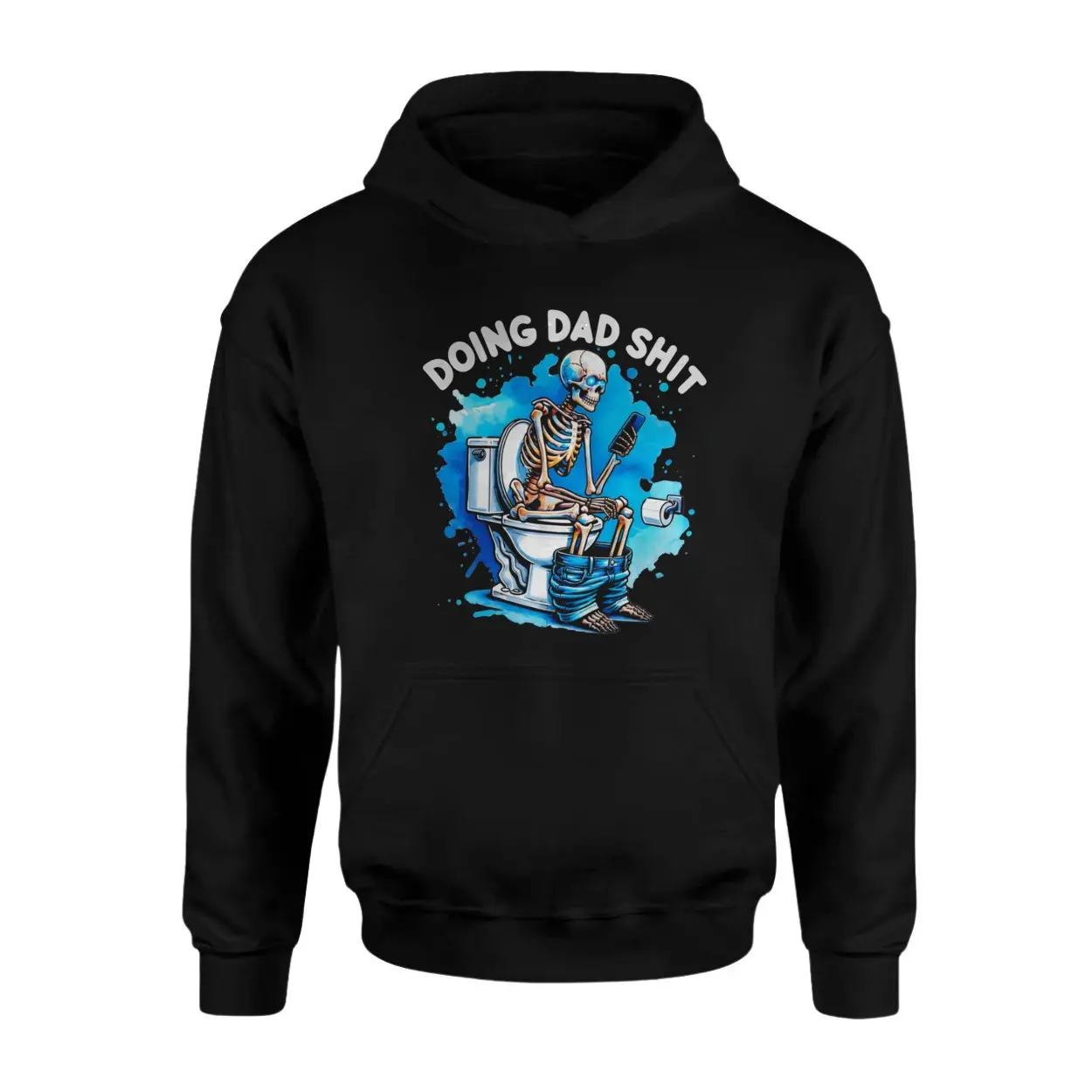 Funny Skeleton Dad Shirt Doing Dad Shit Graphic Tee 2 1.jpg