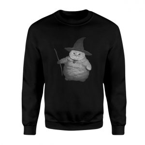 Funny Wizard Cat in Witch Hat Halloween T Shirt 3 1.jpg