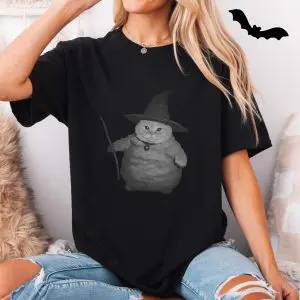 Funny Wizard Cat in Witch Hat Halloween T-Shirt 11 Funny Wizard Cat in Witch Hat Halloween T Shirt 5 1.jpg