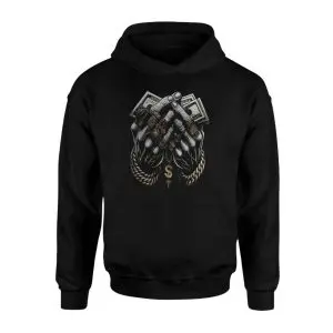 Gangsta Money Hands Dollar Chain Hip Hop T-Shirt 8 Gangsta Money Hands Dollar Chain Hip Hop T Shirt 2 1.jpg