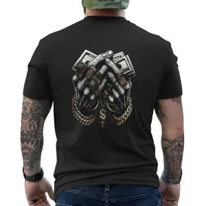 Gangsta Money Hands Dollar Chain Hip Hop T-Shirt 12 Gangsta Money Hands Dollar Chain Hip Hop T Shirt 6 1.jpg