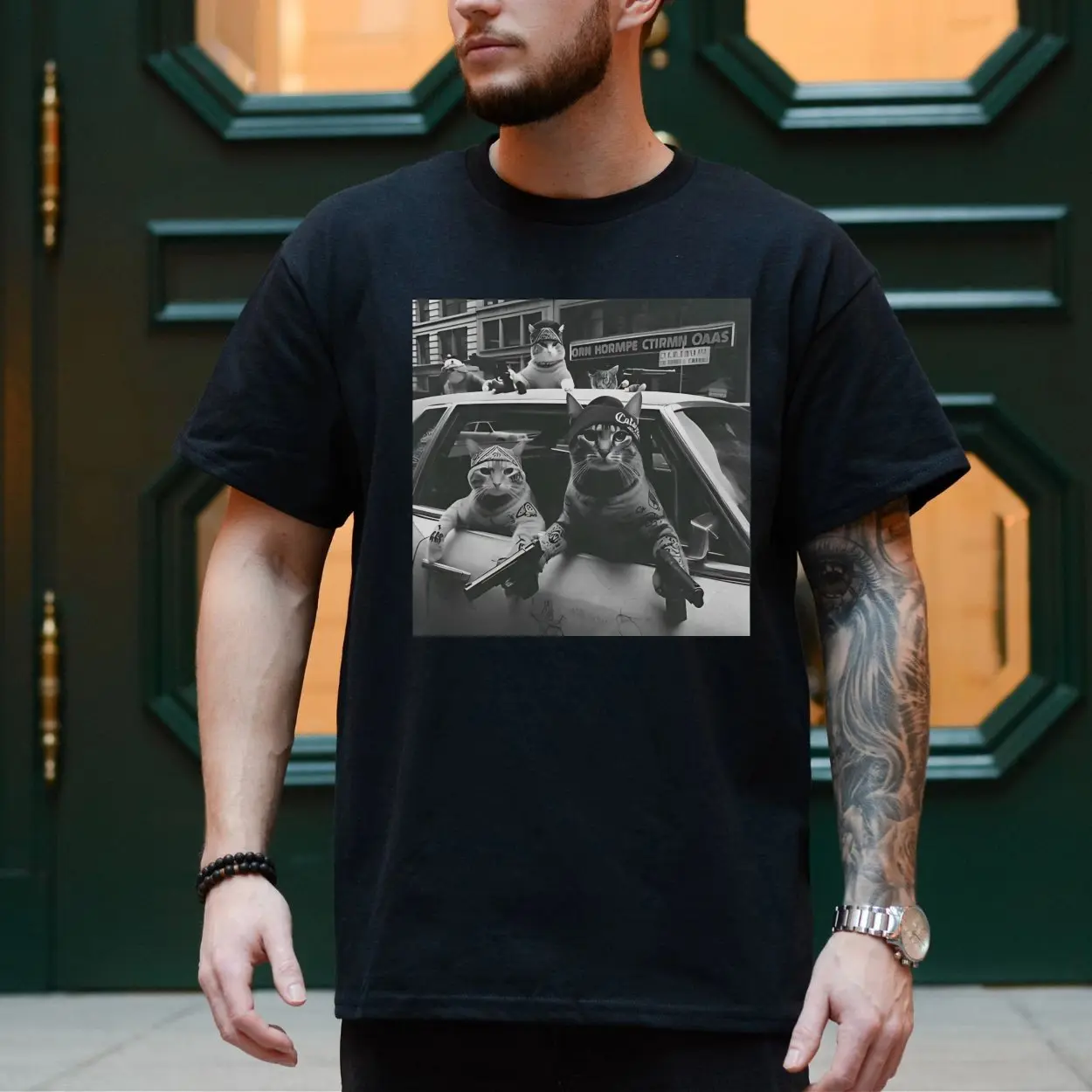 Gangster Cats Funny Thug Life T Shirt 4 1.jpg