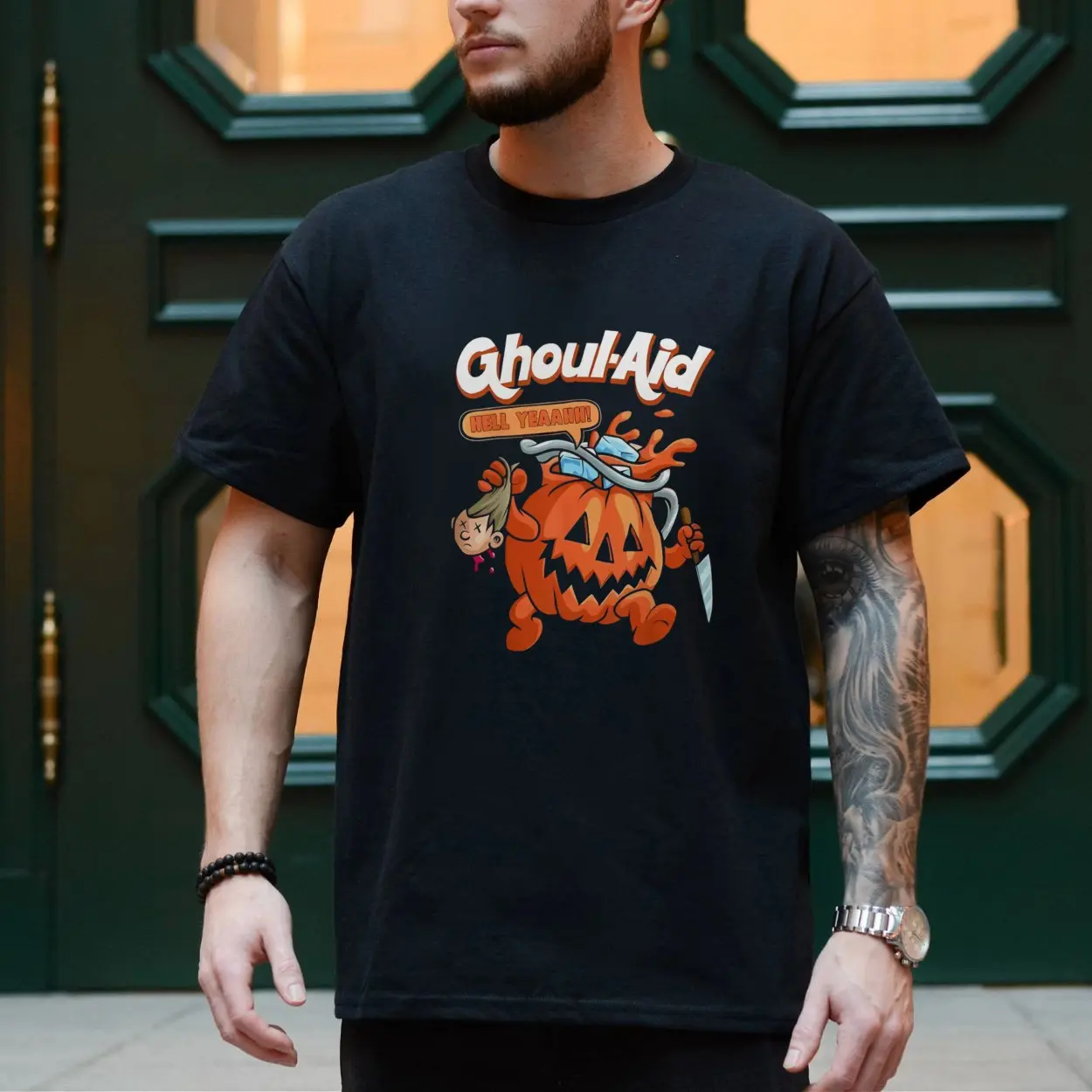 Ghoul Aid Halloween Parody Pumpkin T Shirt 4 1.jpg