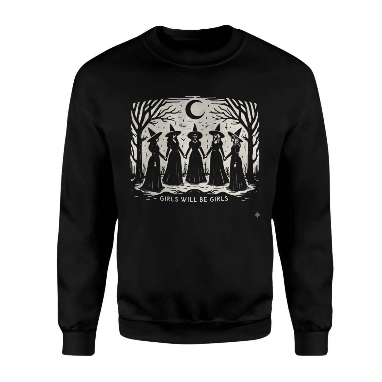 Girls Will Be Girls Witch Halloween T Shirt 3 1.jpg