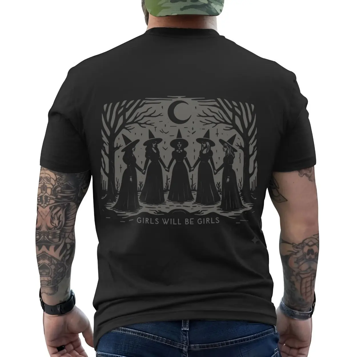 Girls Will Be Girls Witch Halloween T Shirt 6 1.jpg