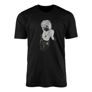 Gothic Spider and Cool Girl Graphic T Shirt back 1 1.jpg