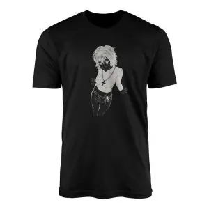 Gothic Spider and Cool Girl Graphic T Shirt back 1 1.jpg
