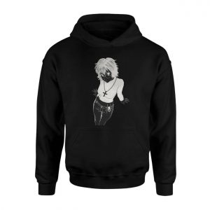 Gothic Spider and Cool Girl Graphic T Shirt back 2 1.jpg