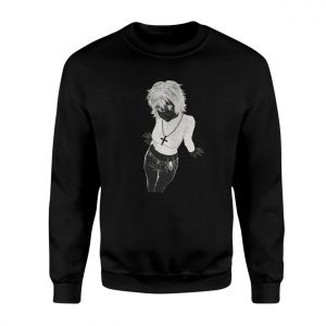 Gothic Spider and Cool Girl Graphic T Shirt back 3 1.jpg