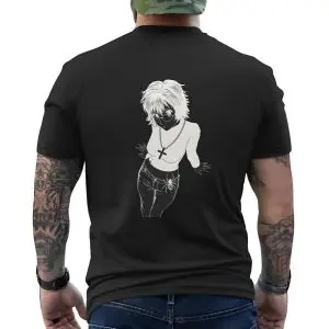Gothic Spider and Cool Girl Graphic T-Shirt 12 Gothic Spider and Cool Girl Graphic T Shirt back 6 1.jpg