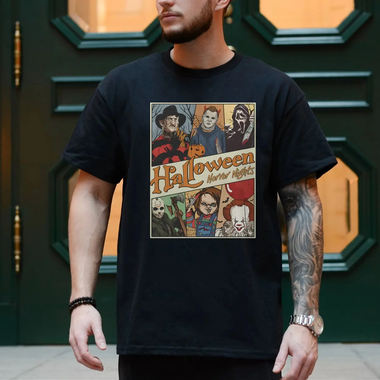 Halloween Horror Nights Classic Monsters T Shirt 4 1.jpg