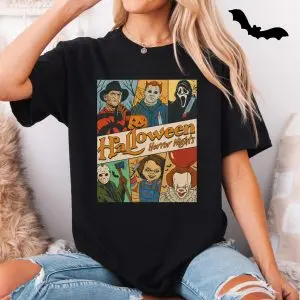 Halloween Horror Nights Scary Movie Villains T-Shirt 11 Halloween Horror Nights Scary Movie Villains T Shirt 5 1.jpg
