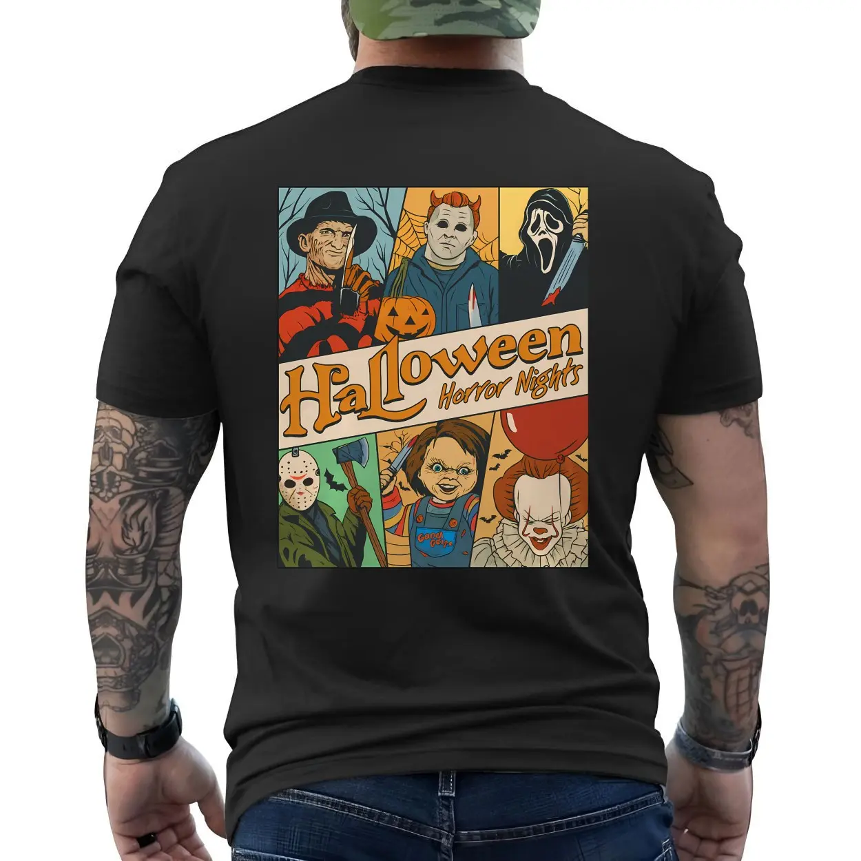 Halloween Horror Nights Scary Movie Villains T Shirt 6 1.jpg