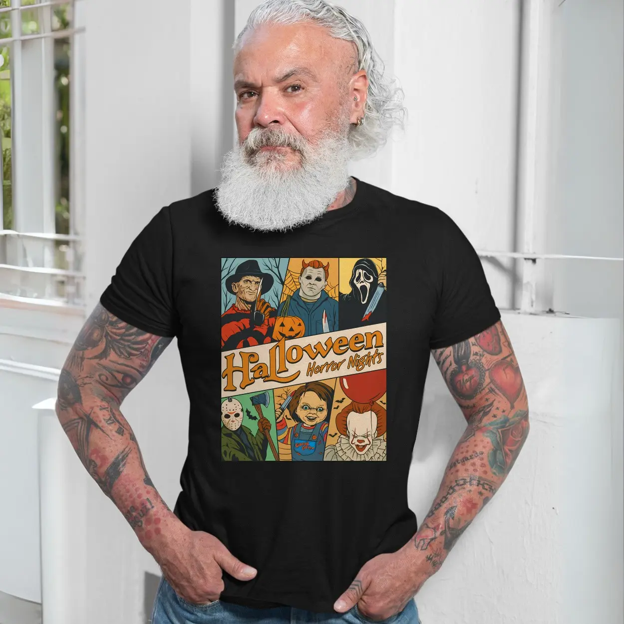 Halloween Horror Nights Scary Movie Villains T Shirt 7 1.jpg