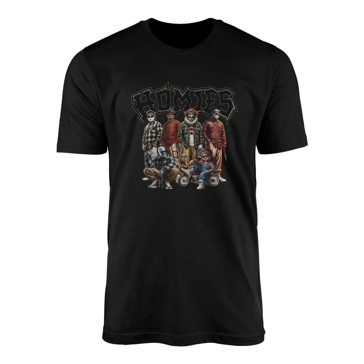 Homies Horror Movie Villains Halloween T Shirt 1 1.jpg