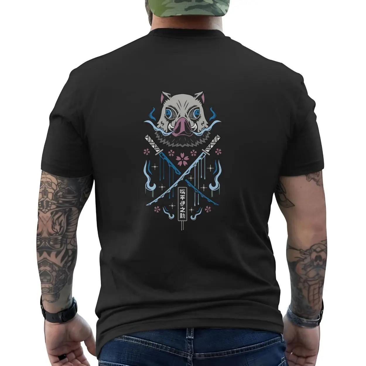 Inosuke Hashibira T Shirt Demon Slayer Anime Tee 6 1.jpg