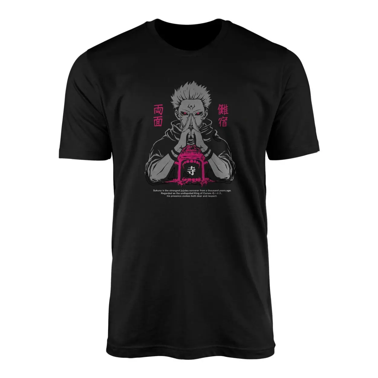 Jujutsu Kaisen Sukuna T Shirt E28093 Anime Streetwear Graphic Tee 1.jpg
