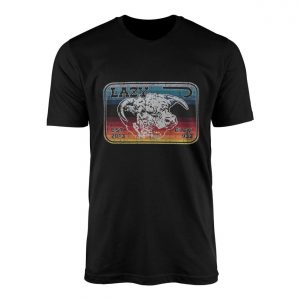 Lazy Bull Skull Retro Western Vintage T Shirt 1 2 1 1.jpg